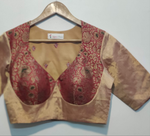 Loukya - Gold and Red Brocade