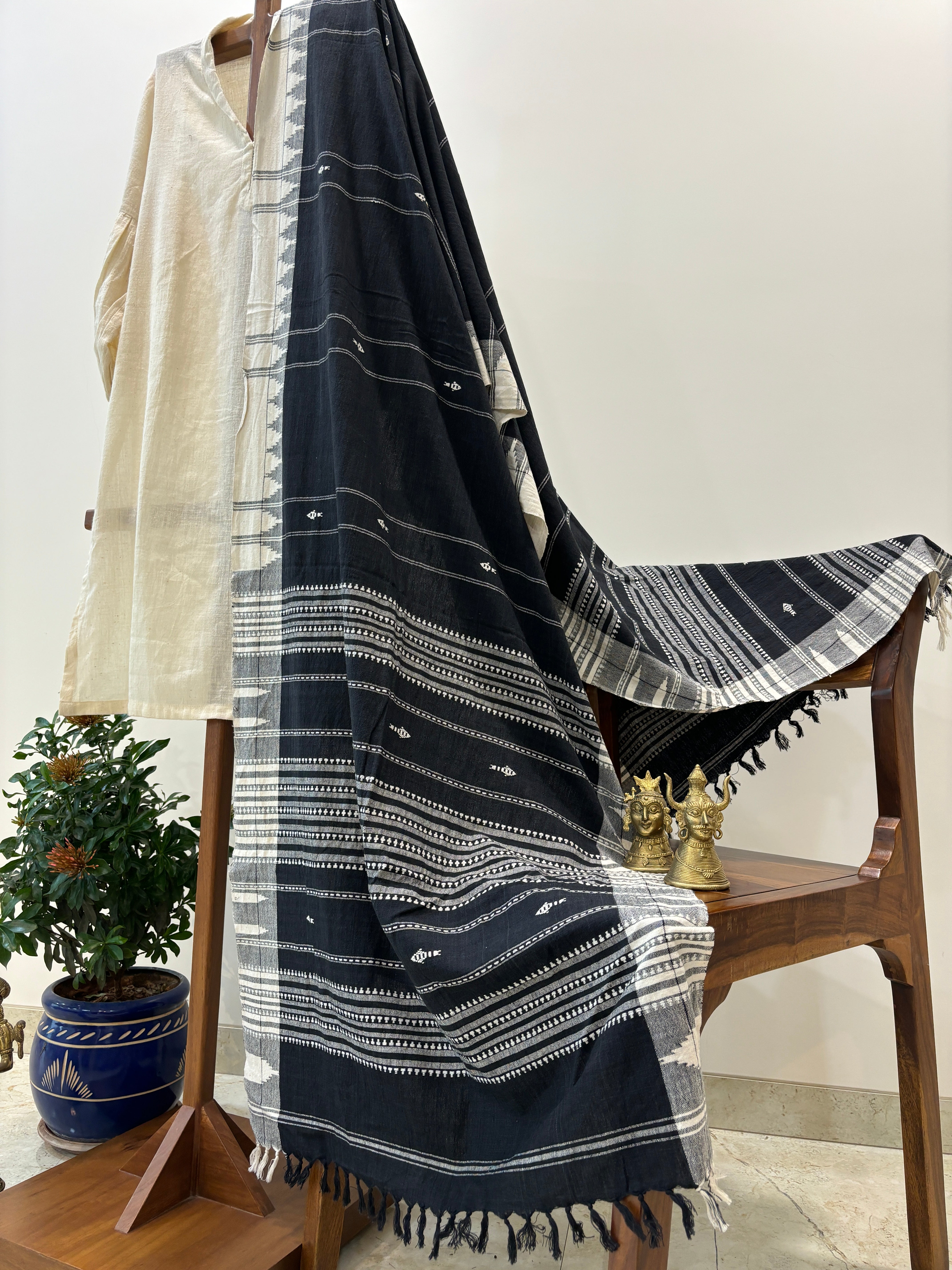 Black Kotpad Dupatta