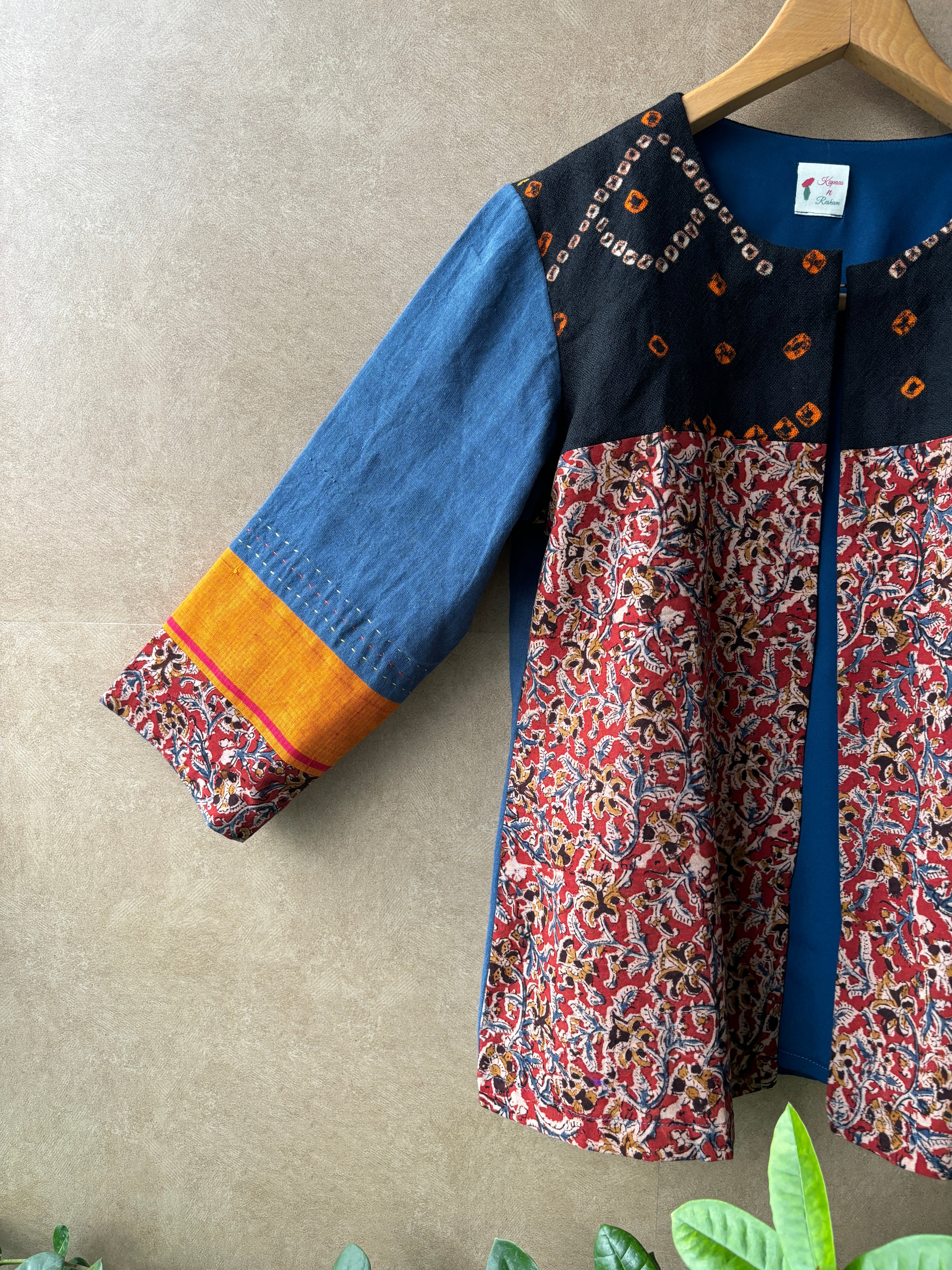 Indigo, Kalamkari and Bandini Jacket