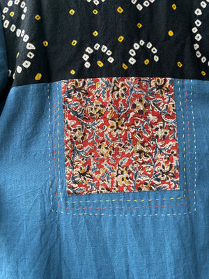 Indigo, Kalamkari and Bandini Jacket