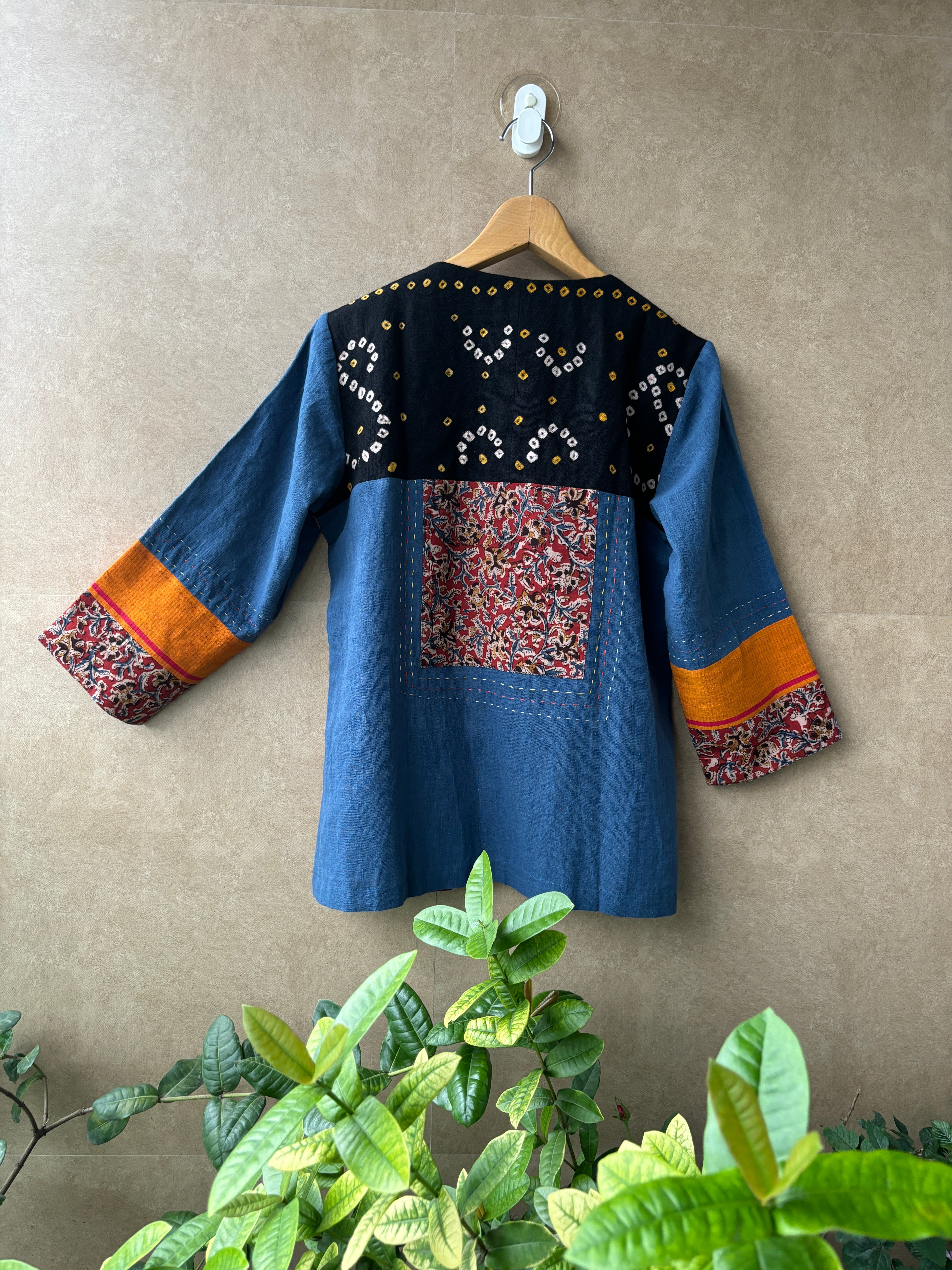 Indigo, Kalamkari and Bandini Jacket