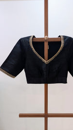 Aarna - Black with gold and silver embroidery