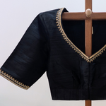 Aarna - Black with gold and silver embroidery