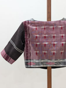 Brown kotpad rumal blouse