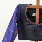 Anugrahaprada - black and purple kotpad blouse