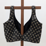 Maitri - Black block printed sleeveless