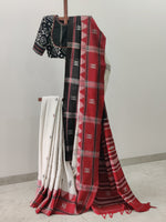 Traditional Kotpad Saree with Fish Motif