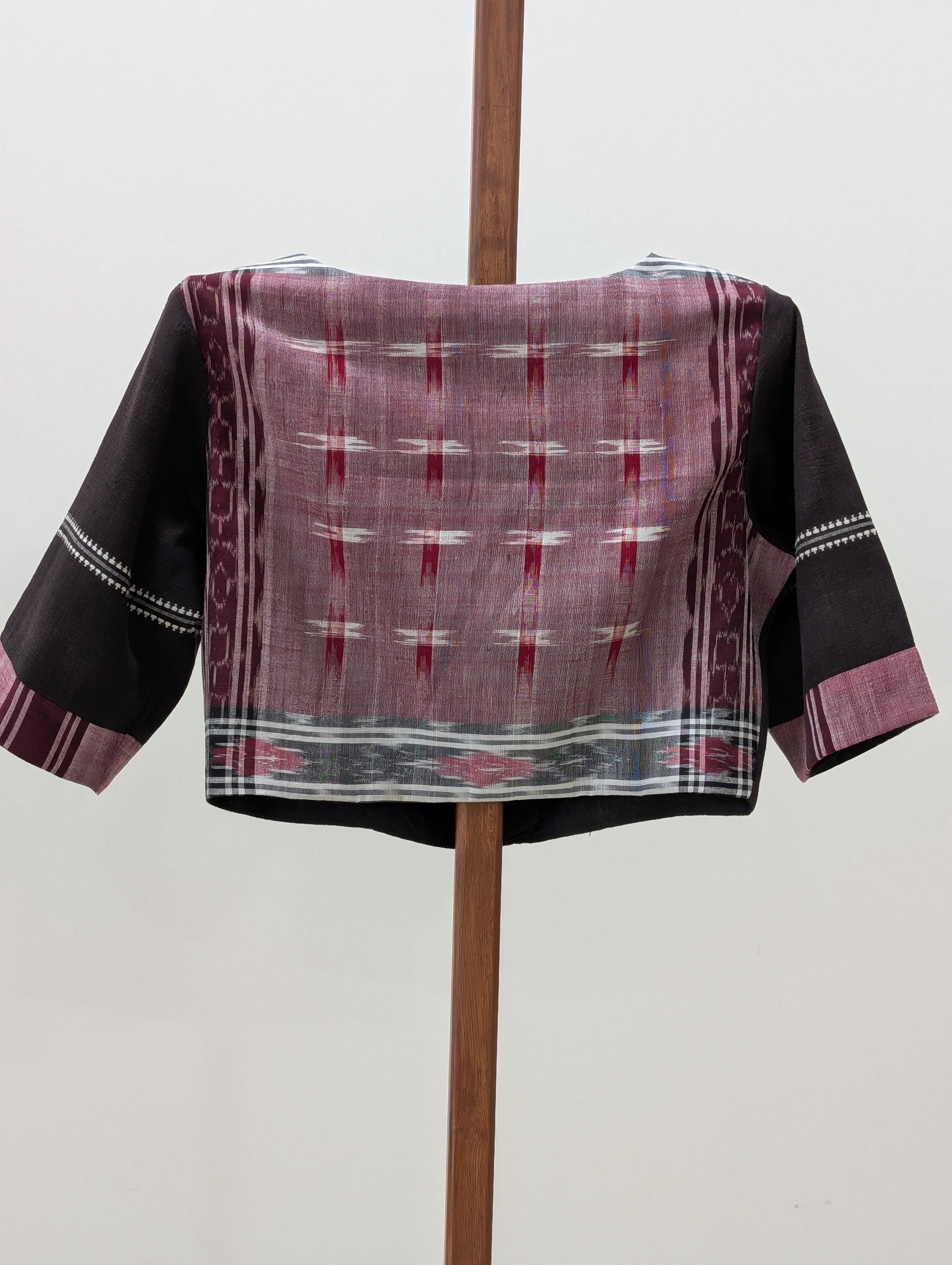 Brown kotpad rumal blouse