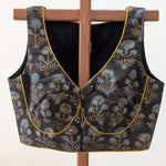 Sridevi - black block print sleeveless