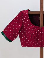 Red Bandini Rumal Blouse