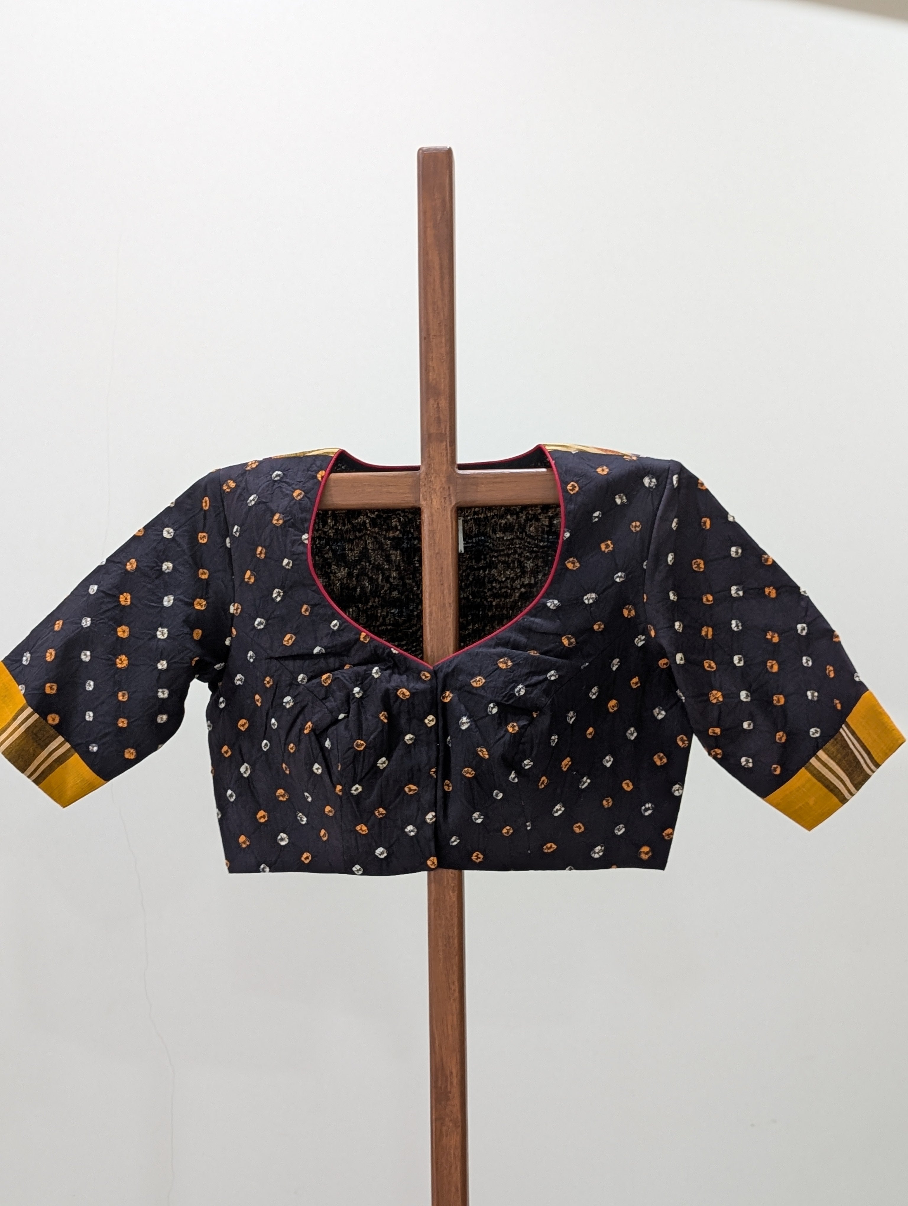 Black Bandini Rumal Blouse