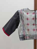 Greyish black rumal blouse