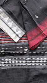 Chocolate brown ganga jamuna border Kotpad Dupatta (Copy)