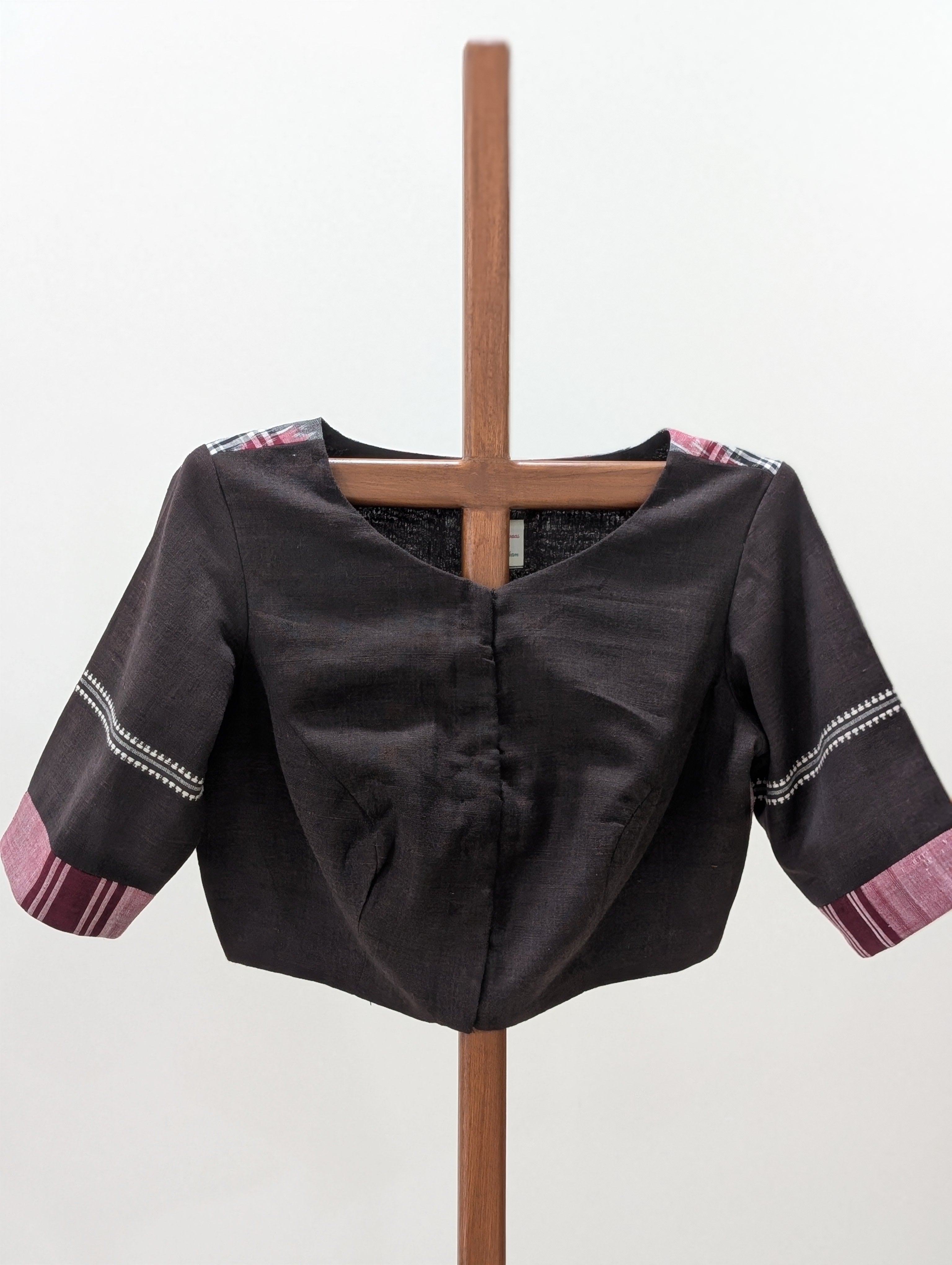Brown kotpad rumal blouse