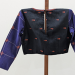 Anugrahaprada - black and purple kotpad blouse