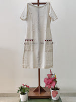 Off-white Kotpad Princess Cut Kurta