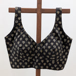 Maitri - Black block printed sleeveless