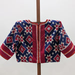 Neelima - Blue and Red Telia Rumal Blouse