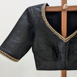 Aarna - Black with gold and silver embroidery