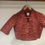 Bhargavi - maroon Angrakha Collar Blouse