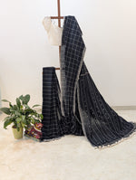 Black bhujodi saree