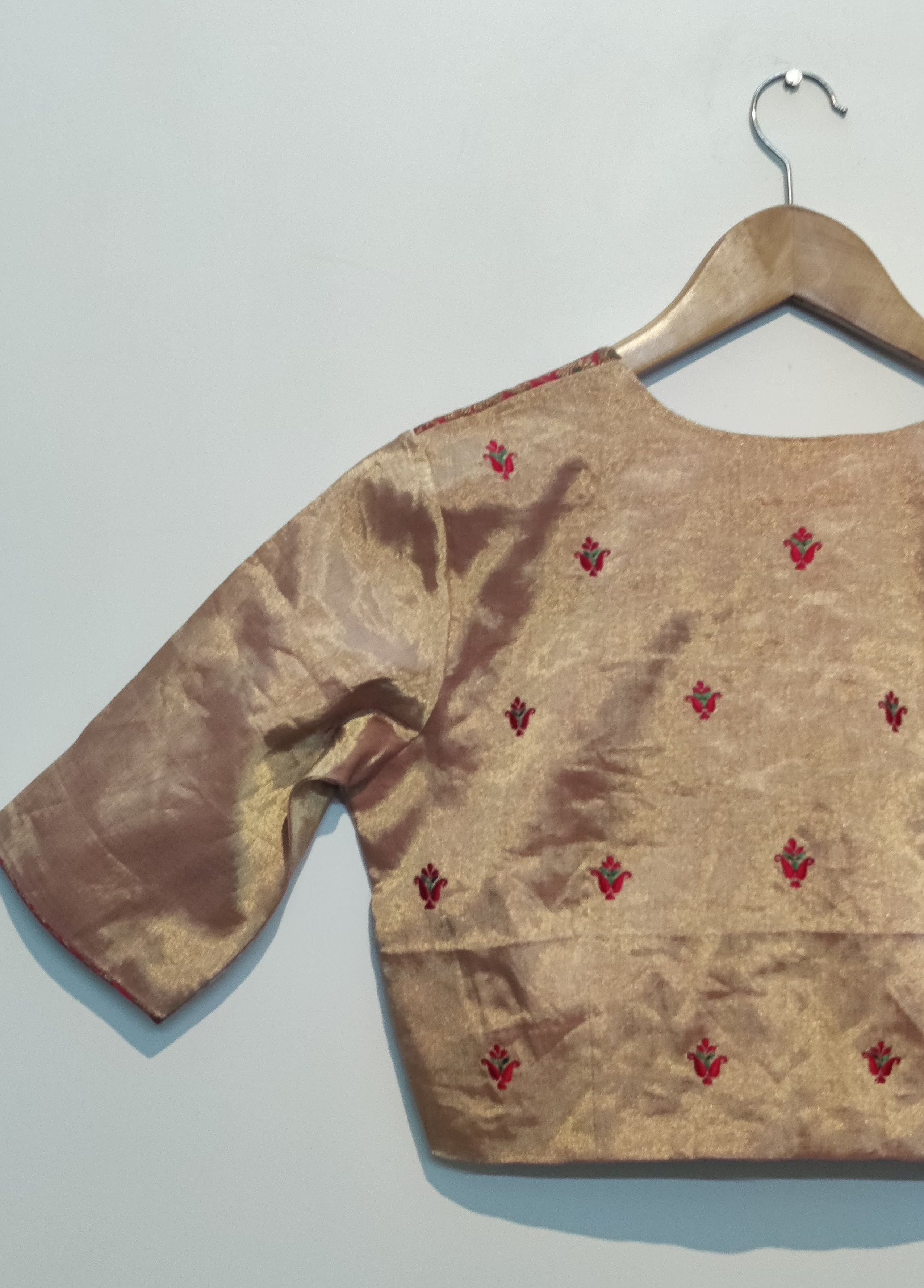 Loukya - Gold and Red Brocade