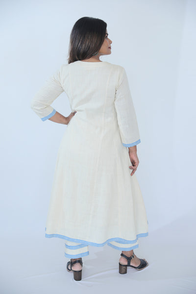 Buy White Cotton Chikankari 2Pc Kurta Set for Women Online at Fabindia |  10614478