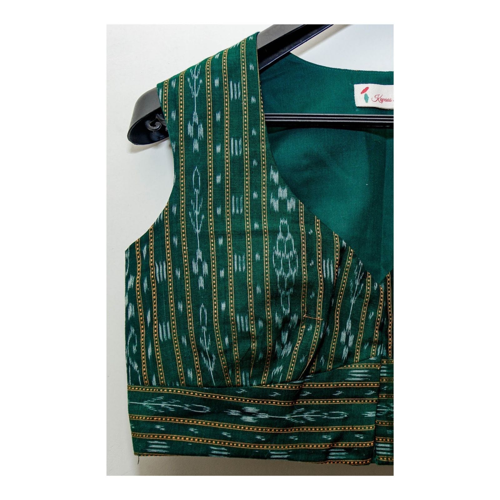 Chakrika - Green Sleeveless blouse